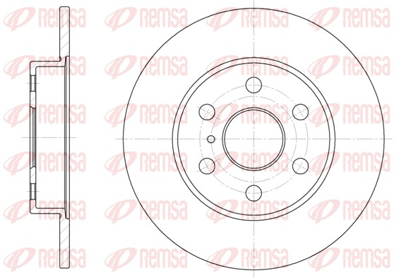 Disque de frein REMSA 61258.00