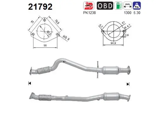 Catalyseur AS 21792