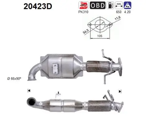 Catalyseur AS 20423D