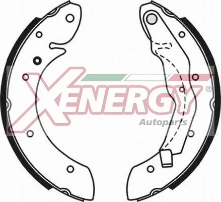 Jeu de mâchoires de frein AP XENERGY X50312