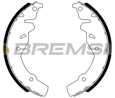 Jeu de mâchoires de frein BREMSI GF4520