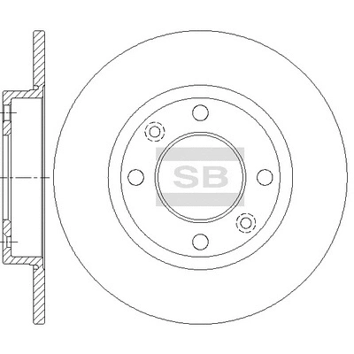Disque de frein Hi-Q SD5008