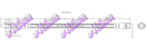 Flexible de frein KAWE H5953Q