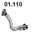 Tuyau d'échappement NOVAK 01.110