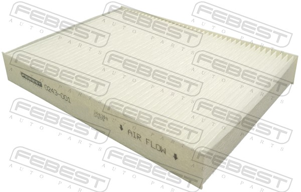 Filtre, air de l'habitacle FEBEST 0243-001