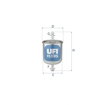 Filtre à carburant UFI 31.529.00