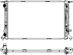 Radiateur, refroidissement du moteur SAKURA Automotive 3061-8501