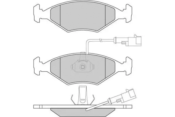 Kit de plaquettes de frein, frein à disque E.T.F. 12-0776