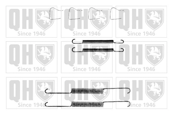 Kit d'accessoires, mâchoire de frein QUINTON HAZELL BFK223