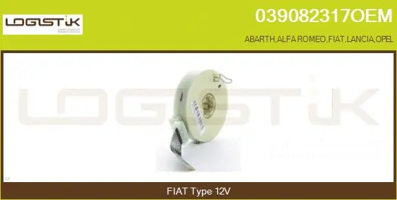Détecteur de l'angle de braquage LGK 039082317OEM