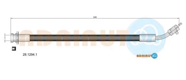 Flexible de frein ADRIAUTO 28.1294.1