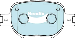 Kit de plaquettes de frein, frein à disque BENDIX-SEA DB1431 GCT