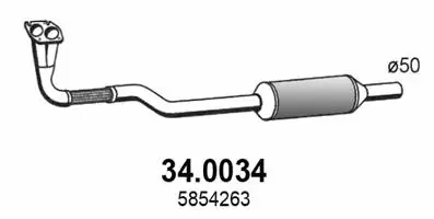 Catalyseur ASSO 34.0034