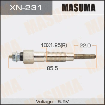Bougie de préchauffage MASUMA XN-231