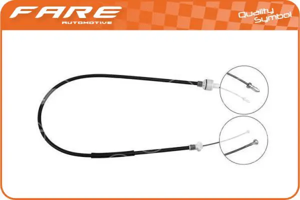 Tirette à câble, commande d'embrayage FARE-RCH 24597