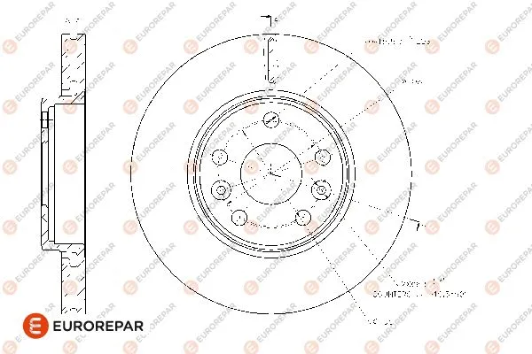 Disque de frein EUROREPAR 1667851080