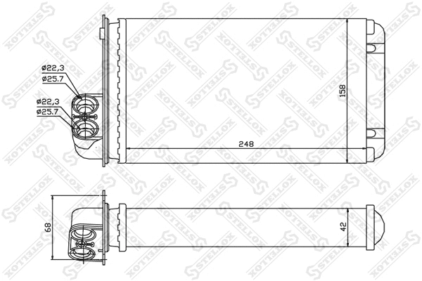 Système de chauffage STELLOX 10-35042-SX