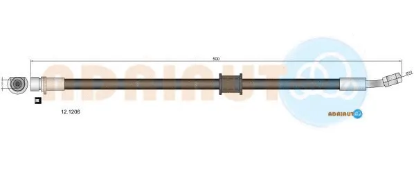 Flexible de frein ADRIAUTO 12.1206