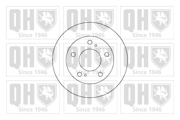 Disque de frein QUINTON HAZELL BDC4891