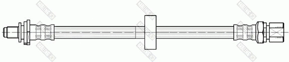 Flexible de frein GIRLING 9002341