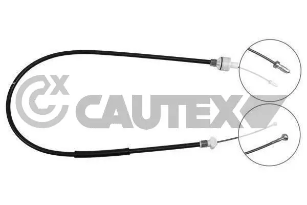 Tirette à câble, commande d'embrayage CAUTEX 081309