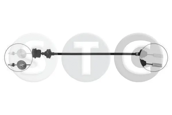 Tirette à câble, commande d'embrayage STC T480719