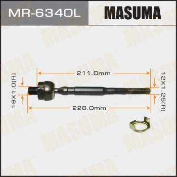 Rotule de direction intérieure, barre de connexion MASUMA MR-6340L