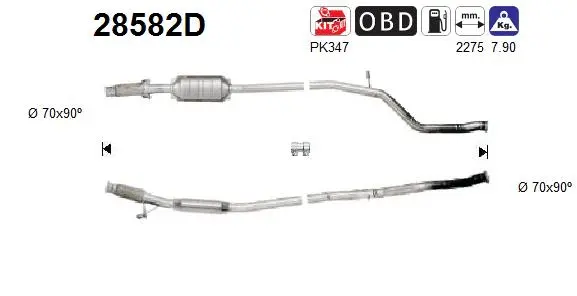 Catalyseur AS 28582D