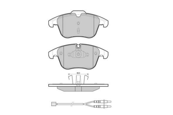 Kit de plaquettes de frein, frein à disque FREMAX FBP-1736