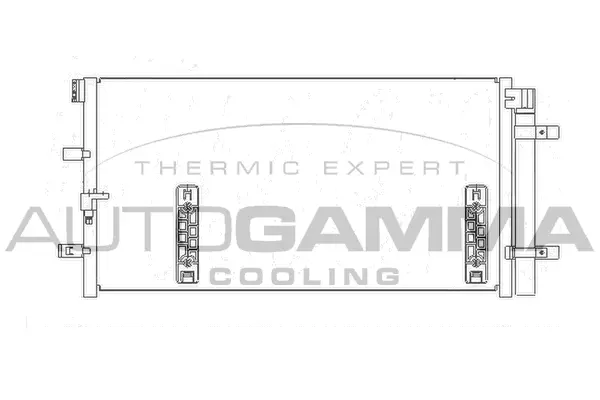 Condenseur, climatisation AUTOGAMMA 105257