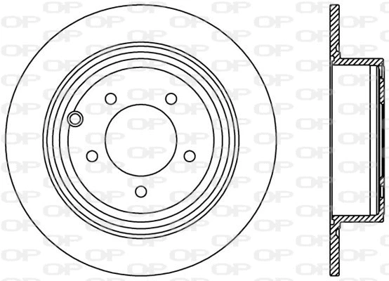 Disque de frein OPEN PARTS BDR2466.10