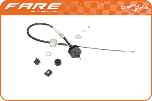 Tirette à câble, commande d'embrayage FARE-CO 24913