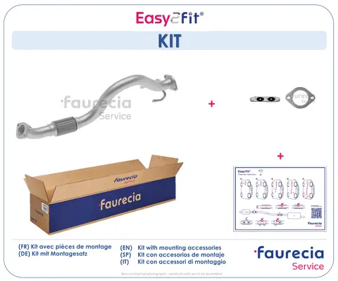 Tuyau d'échappement Faurecia FS80712