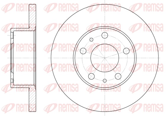 Disque de frein REMSA 6473.00