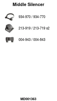 Silencieux central FA1 MD001363