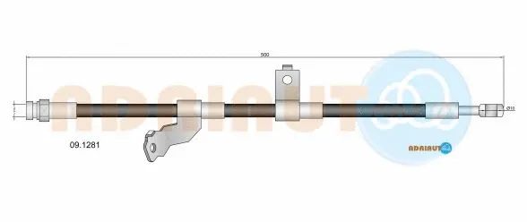 Flexible de frein ADRIAUTO 09.1281