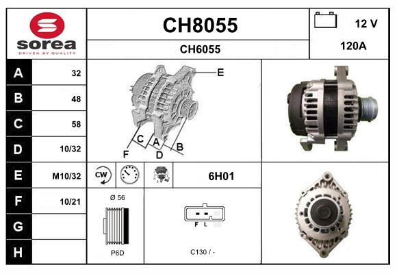 Alternateur SNRA CH8055