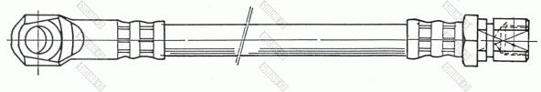 Flexible de frein GIRLING 9004118