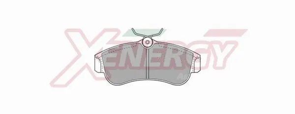 Kit de plaquettes de frein, frein à disque AP XENERGY X40427