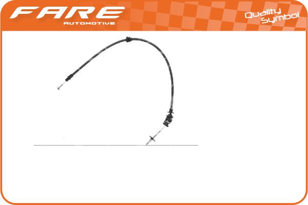 Tirette à câble, commande d'embrayage FARE-CO 24340