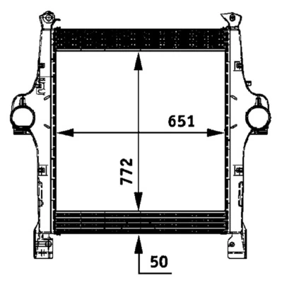 Refroidisseur d'air de suralimentation MAHLE CI 118 000P