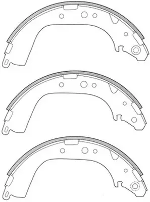 Jeu de mâchoires de frein SB BS21280