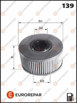 Filtre à carburant EUROREPAR 1643630580