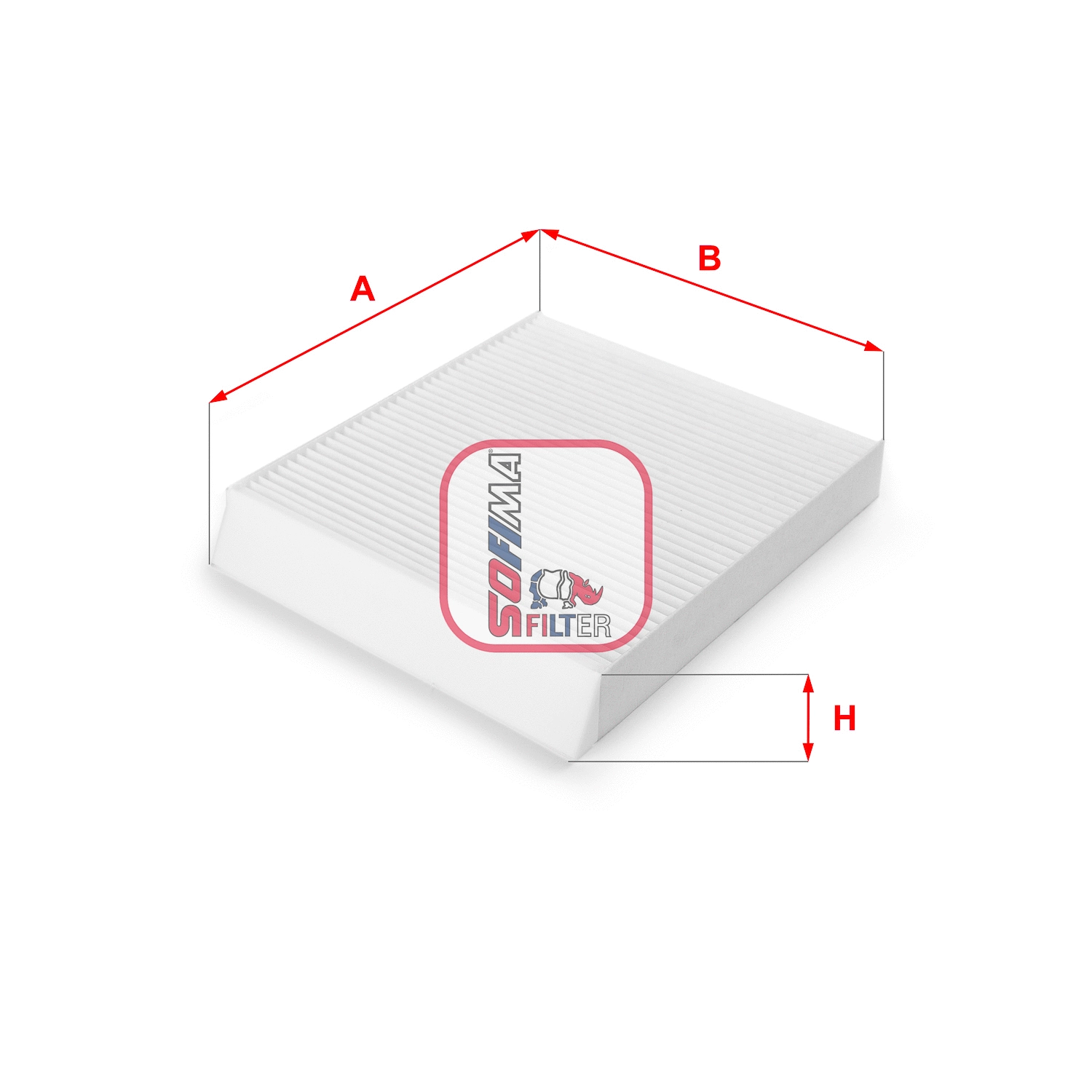 Filtre, air de l'habitacle SOFIMA S 3087 C