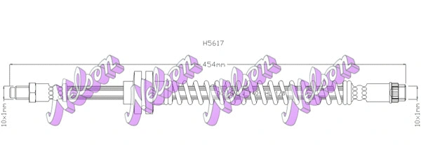 Flexible de frein KAWE H5617