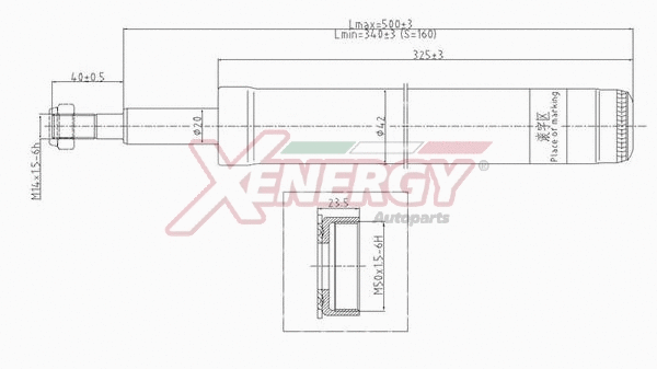 Amortisseur AP XENERGY X001363