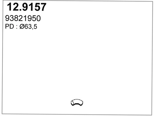 Tuyau d'échappement ASSO 12.9157