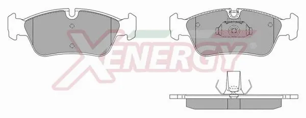 Kit de plaquettes de frein, frein à disque AP XENERGY X40393