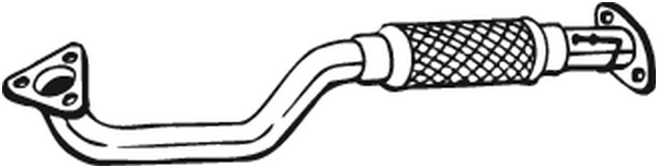 Tuyau d'échappement KLOKKERHOLM 801-127
