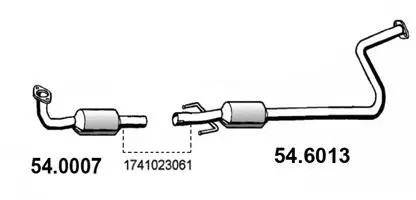 Catalyseur ASSO 54.0007